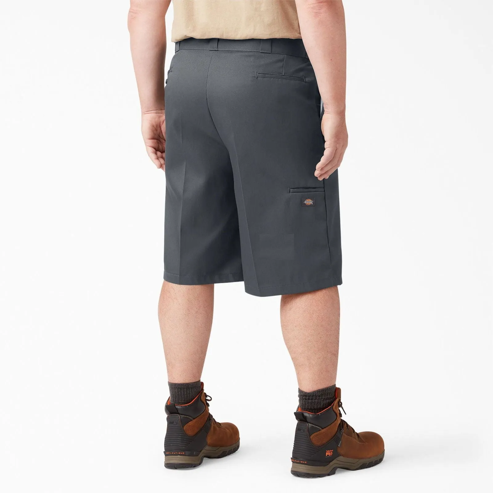 13" Loose Fit Multi-Use Pocket Work Shorts - Charcoal