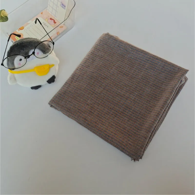 17A75  Polyester cotton casual versatile trendy shawl