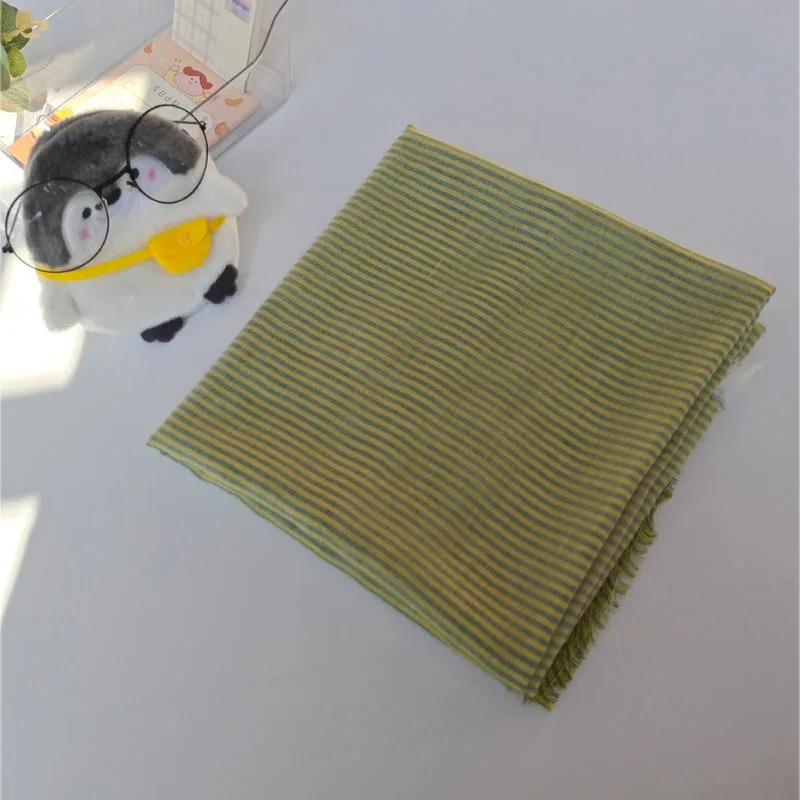 17A75  Polyester cotton casual versatile trendy shawl