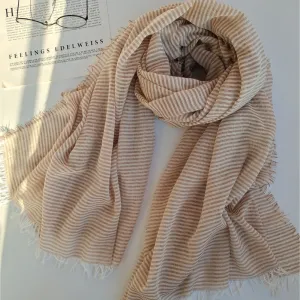 17A75  Polyester cotton casual versatile trendy shawl