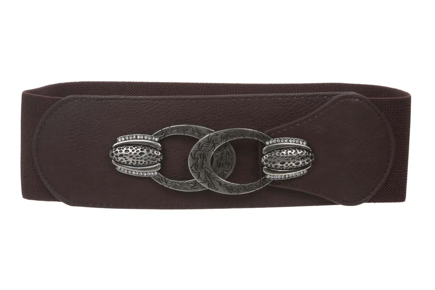 3" Wide High Waist Fashion Elastic Stretch Belt  Size: One