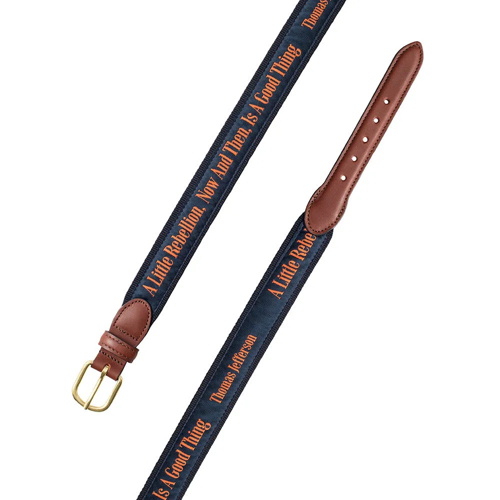 A Little Rebellion Bespoken Motif Children's Belt