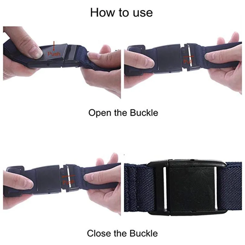Adjustable Women's Invisible Belt Elastic Adjustable No Show Web Waist Belts