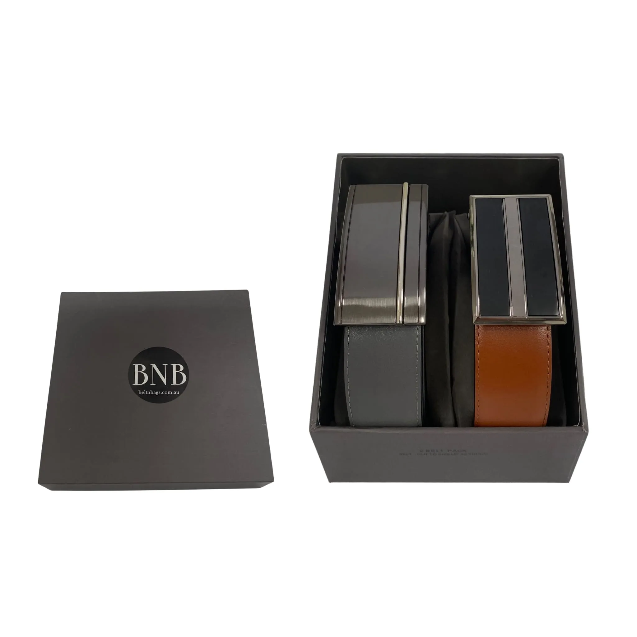 AXL & SAM - 2 Gift Pack Men's Reversible Belts