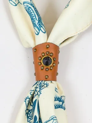 Bandits Golden Belts, Bandana Toggle, Tan Leather
