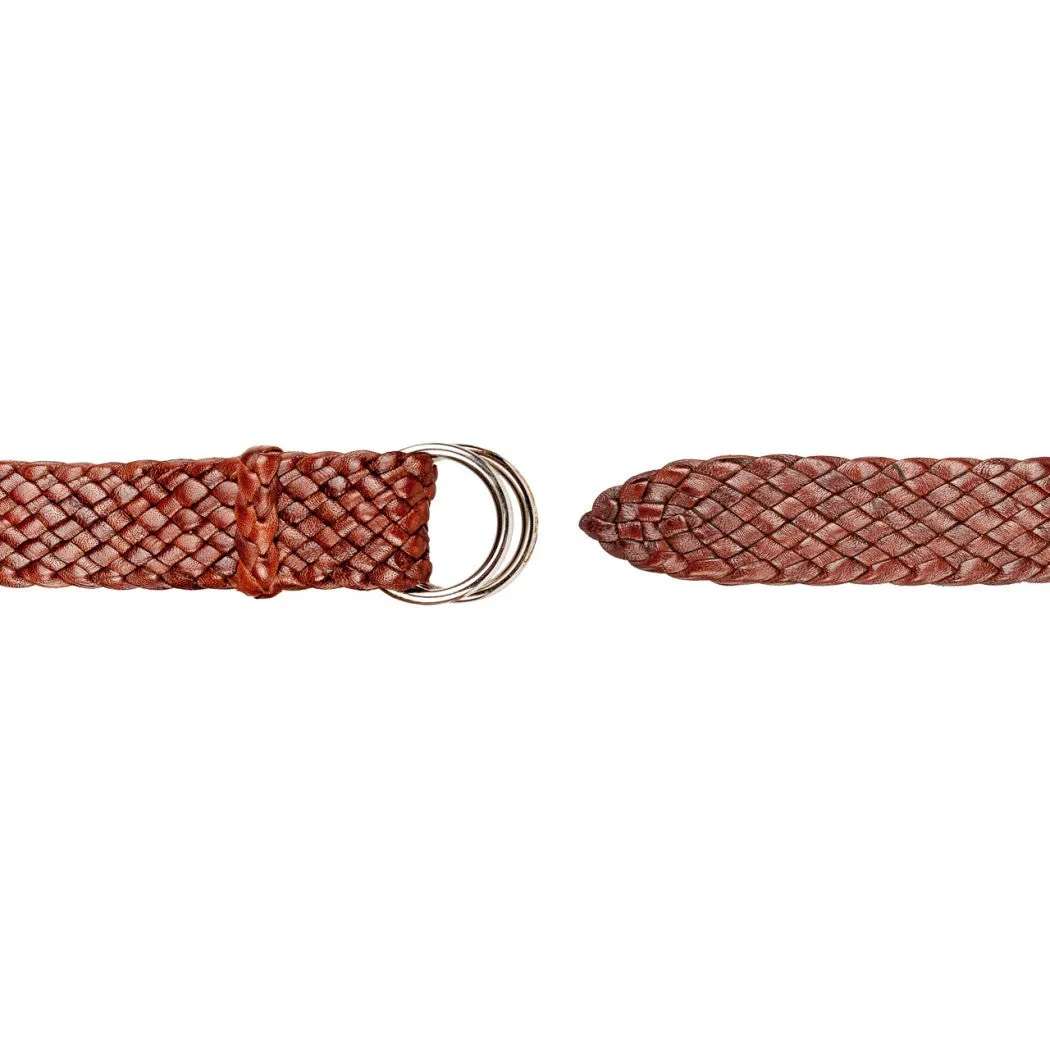 Barmah Hats | Stockman Kangaroo Leather Belt in Brown
