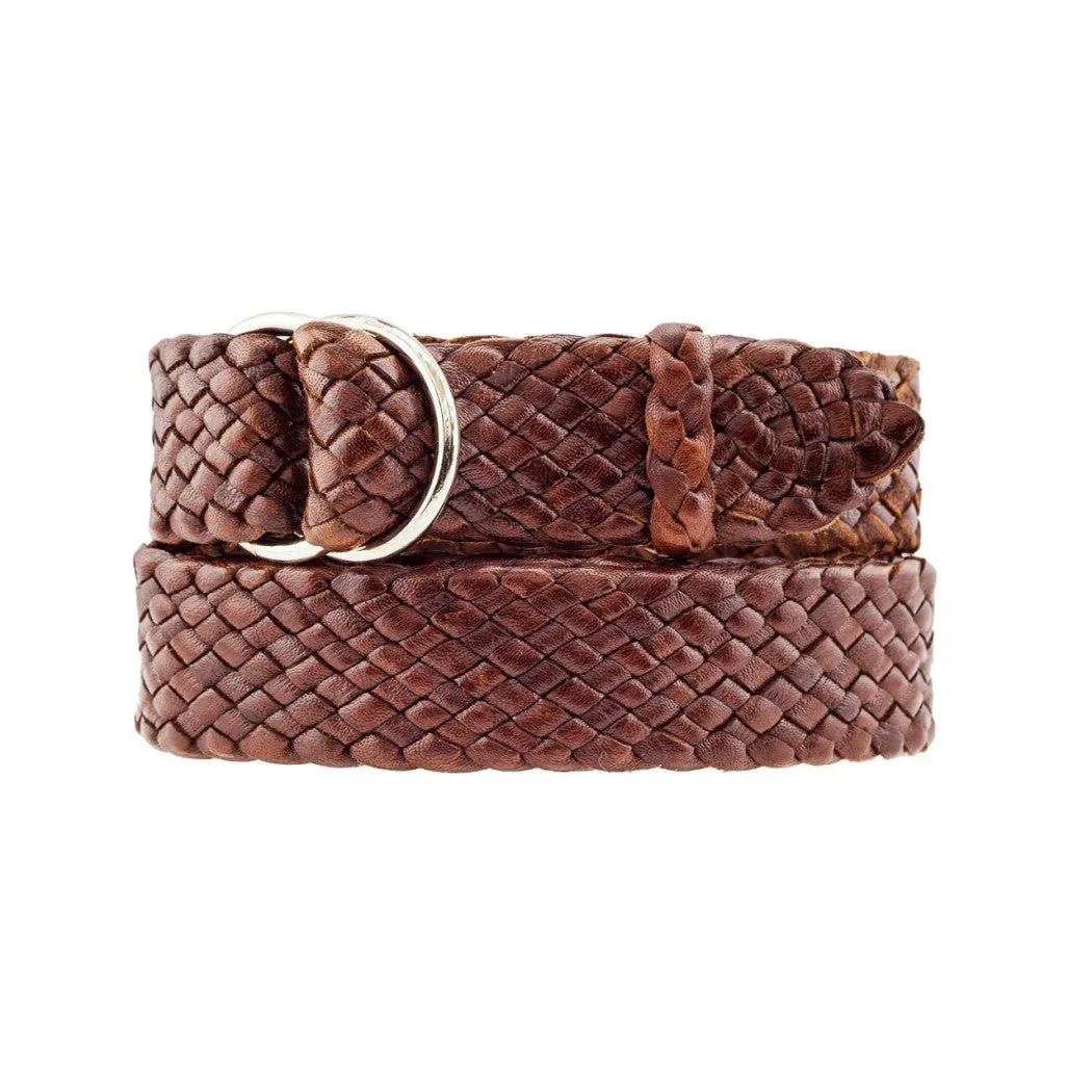 Barmah Hats | Stockman Kangaroo Leather Belt in Brown