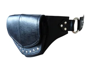 Black Studded Leather Belt Rocker Biker Gothic Fetish BDSM Bondage Wear RL218K