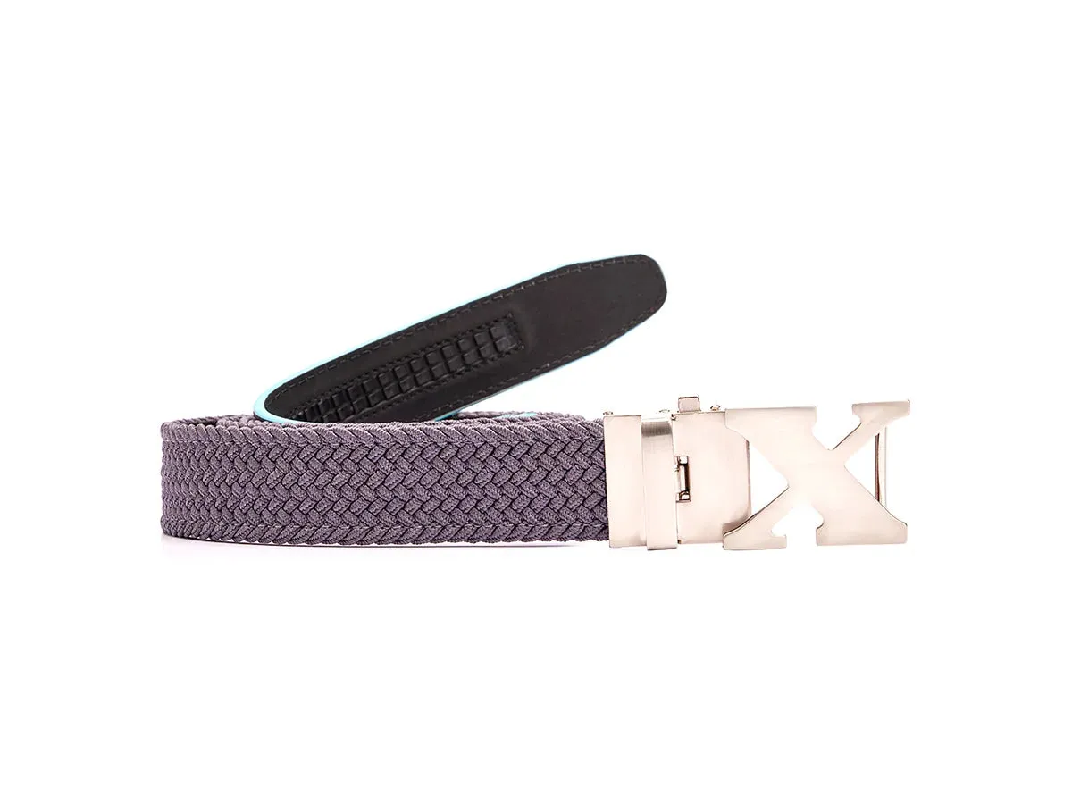 Boxto Golf Men's Woven Golf Belt - Grey