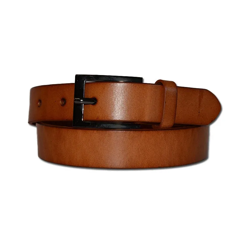 BRENDAN - Tan Genuine Leather Boys School Belt