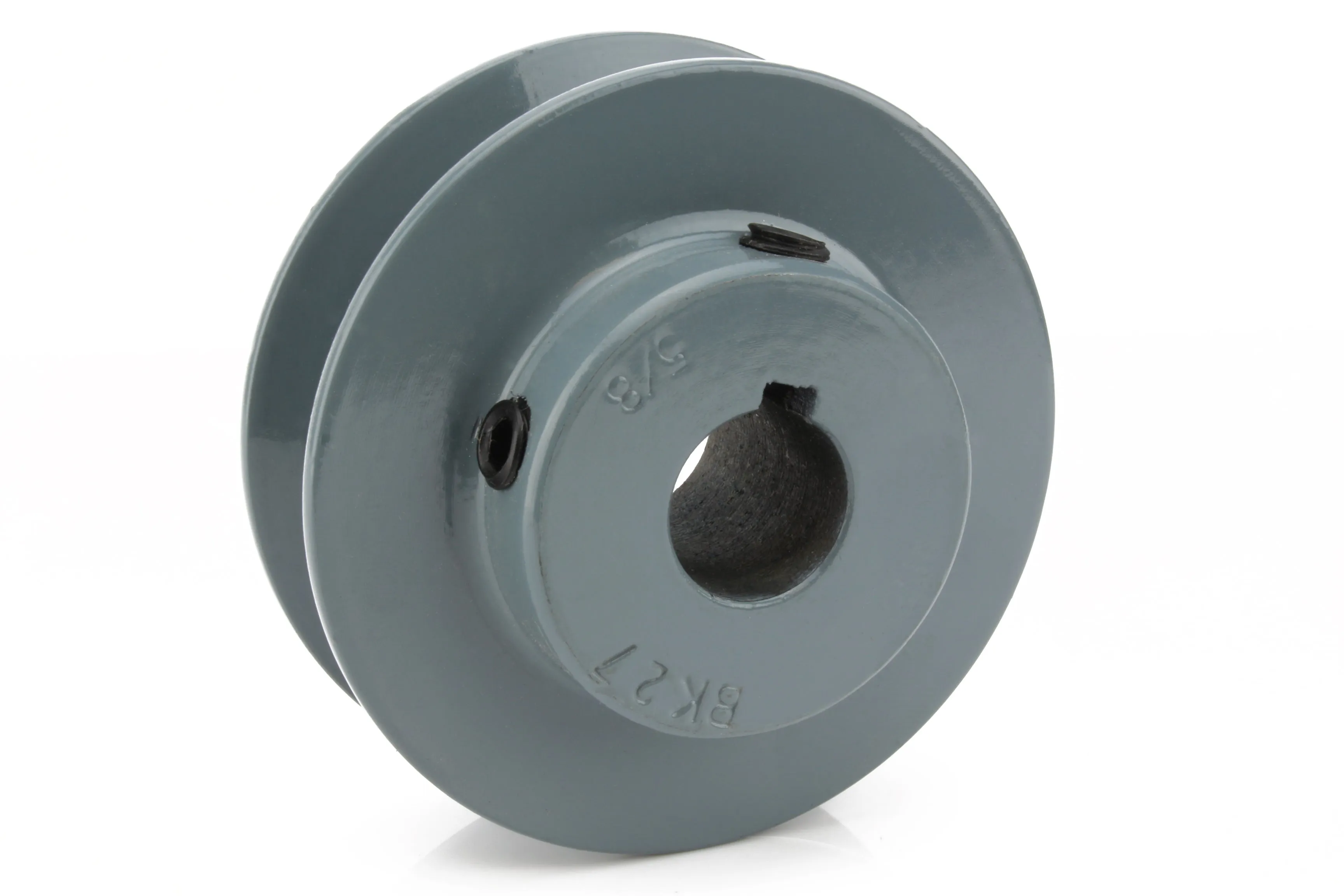 Cast Iron 3.5" Single Groove Pulley V Style B Belt 5L for 5/8 " Keyed Shaft