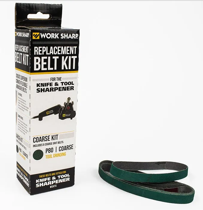 Coarse Grit Replacement Belt Kit 6 Pack