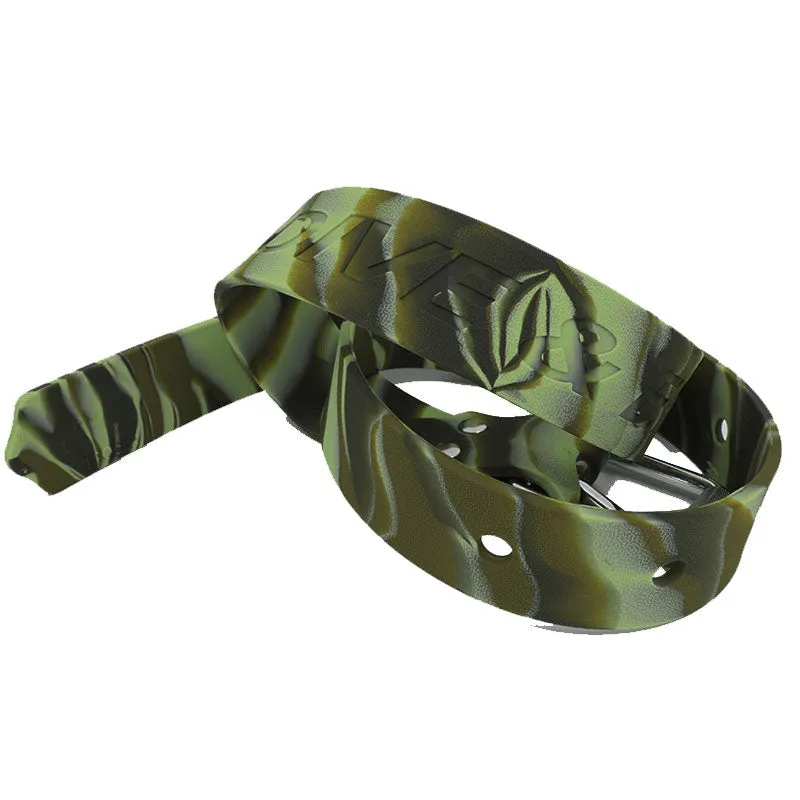 Coloured Rubber Weight Belt with Marseille Buckle