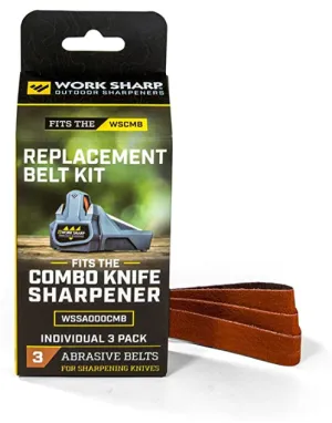 Combo Sharpener Replacement Belt Kit