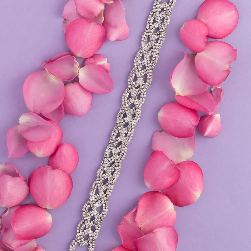 Crystal Braid Belt
