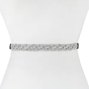 Crystal Braid Belt