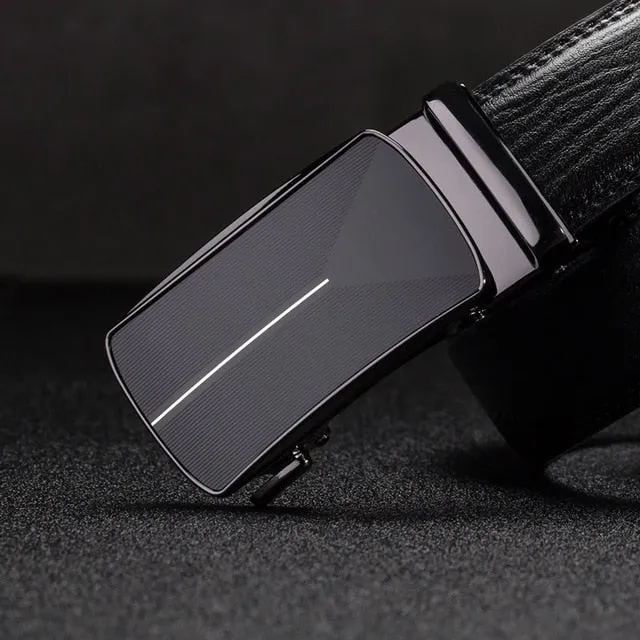 designer belts men High Quality Automatic Buckle genuine leather belts for men