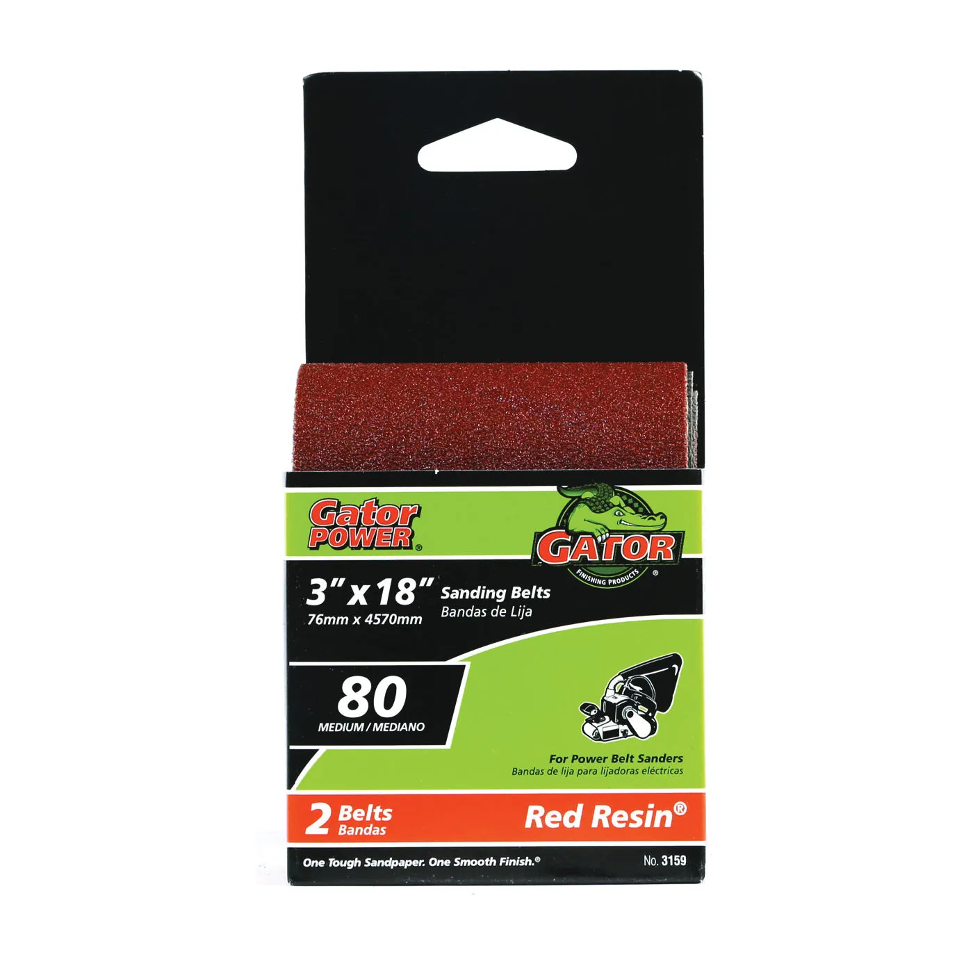 Gator Aluminum Oxide Sanding Belts (3" X 21" 50 Grit 5 Pack)