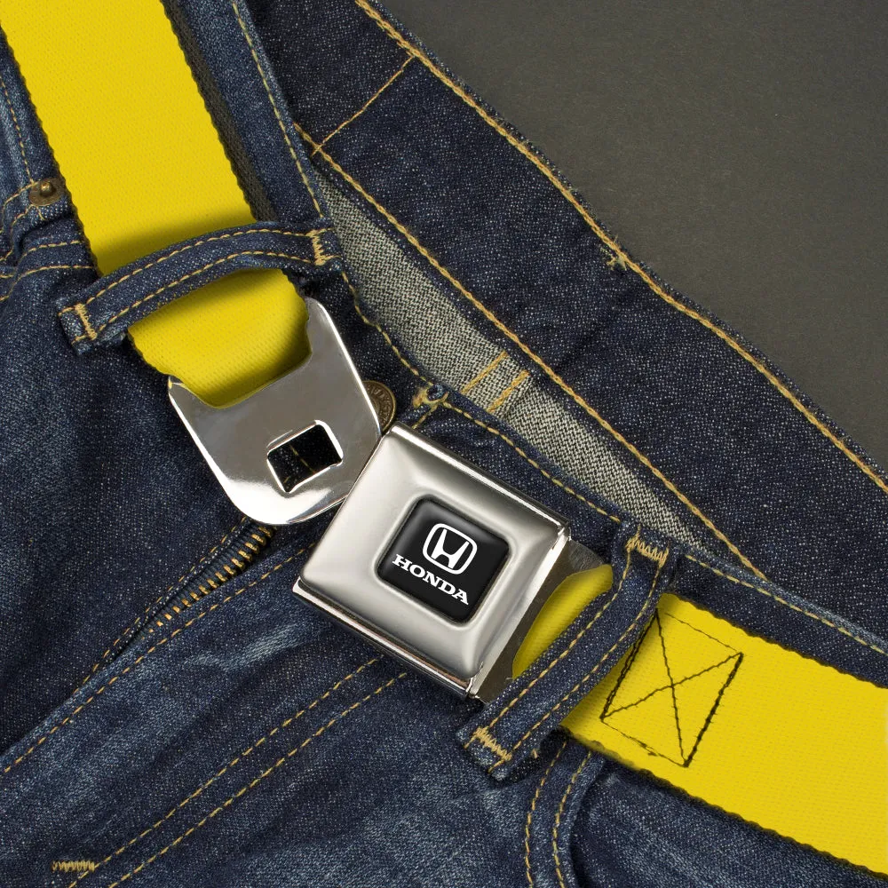 Honda Seatbelt Belt - Yellow Webbing
