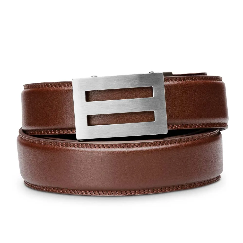 INTREPID BUCKLE | CLASSIC LEATHER BELT 1.37"