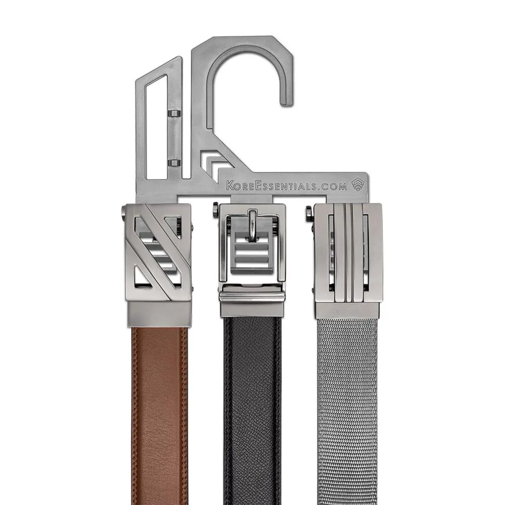 INTREPID BUCKLE | CLASSIC LEATHER BELT 1.37"