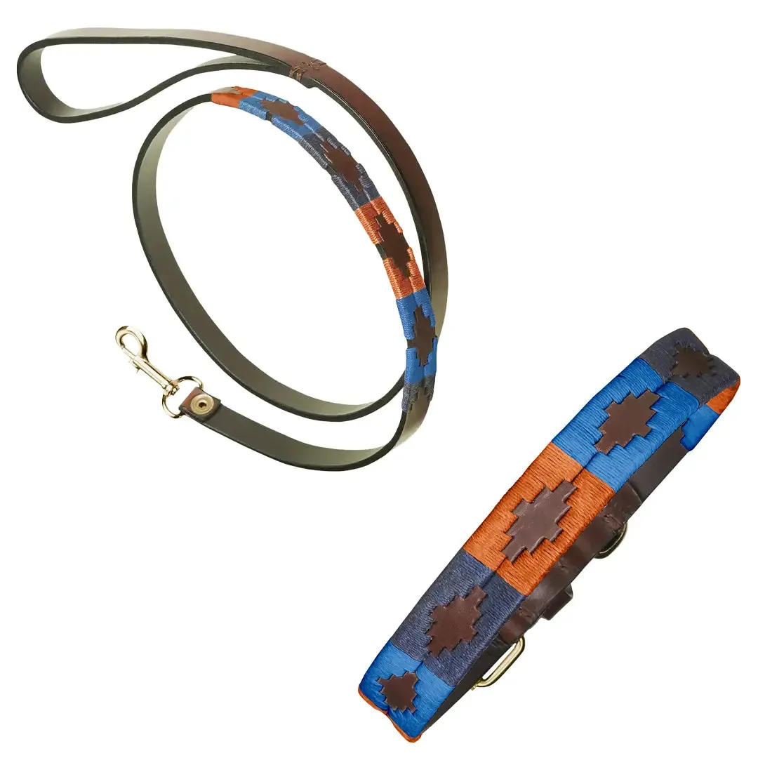 Leather Dog Collar & Lead - Lumbre by Pampeano
