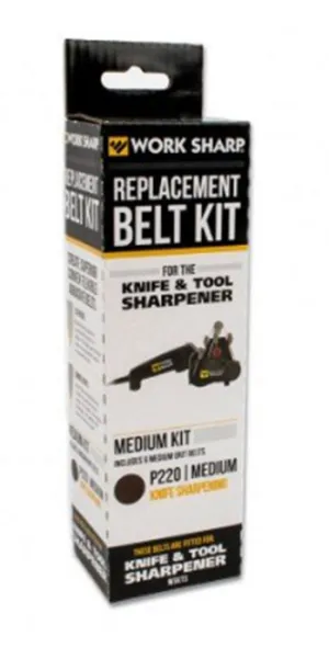 Medium Grit Replacement Belt Kit 6 Pack