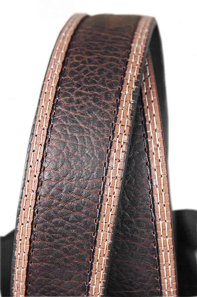 MF Western Ariat Men Diesel Brown Rowdy Leather Belt Style A10004305