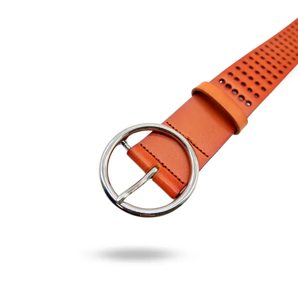 MIRANDA - Women's Light Tan Genuine Leather Belt