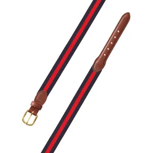 Navy & Red Surcingle Children's Belt