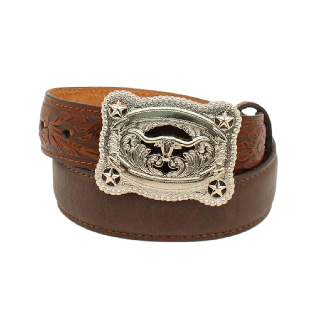 Nocona Kids Western Longhorn Buckle