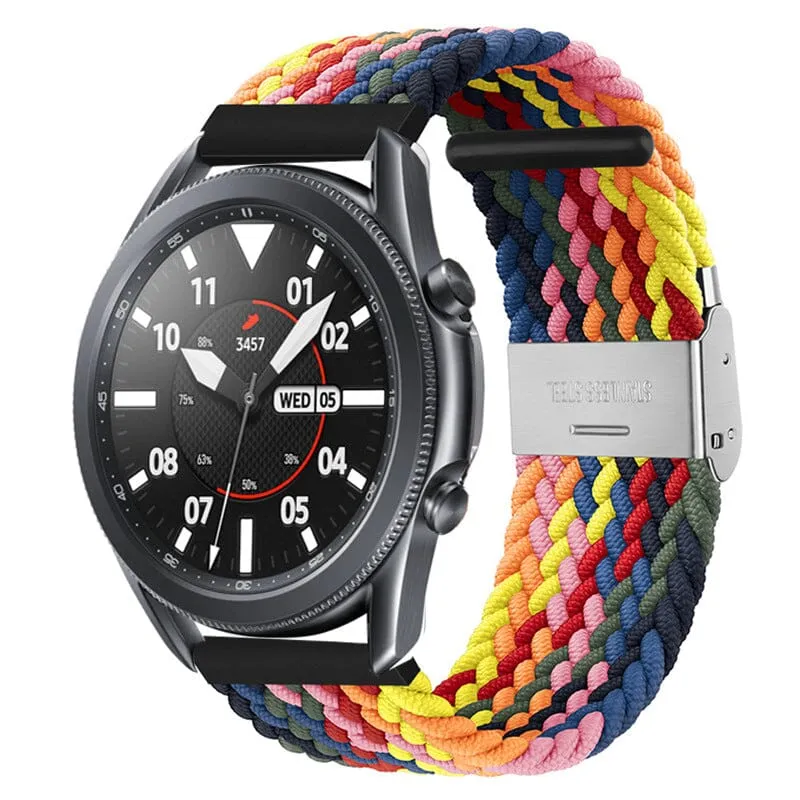 Nylon Braided Loop Watch Straps Compatible with the Fossil 18mm Range