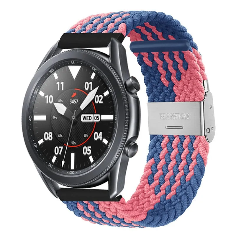 Nylon Braided Loop Watch Straps Compatible with the Fossil 18mm Range