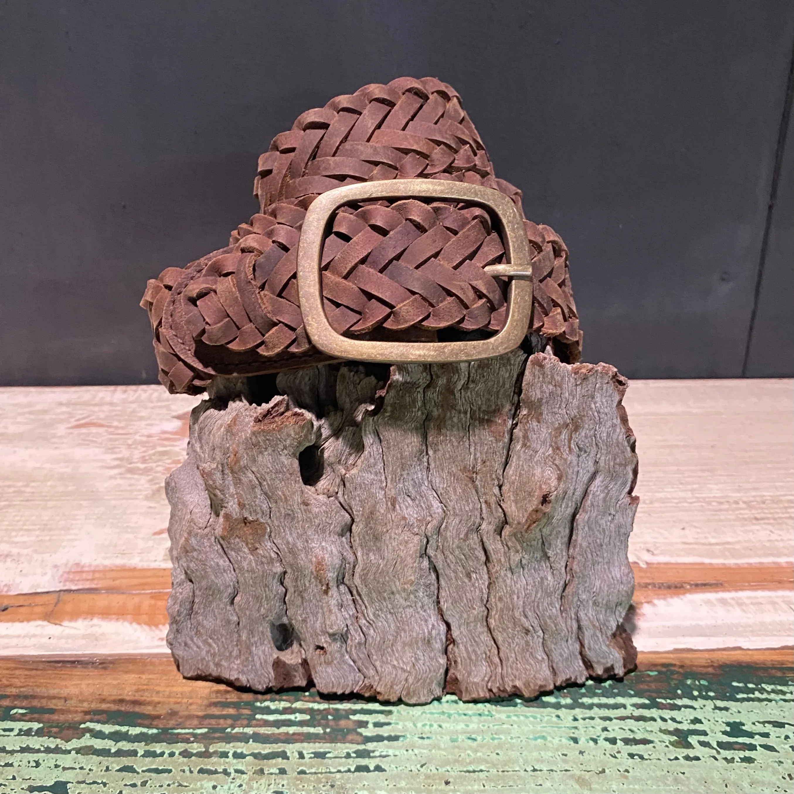 Plaited Leather Belts