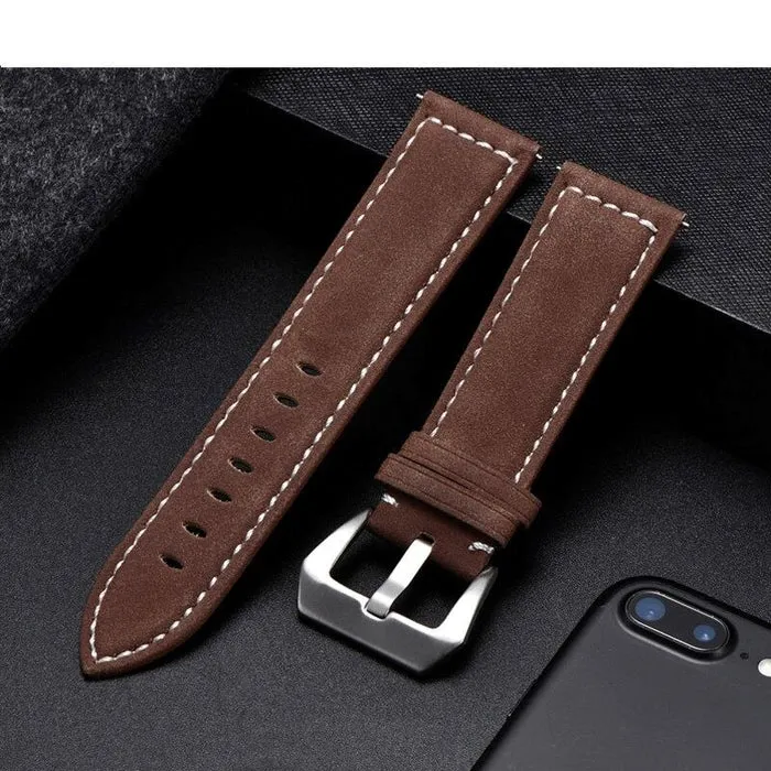 Retro Leather Straps Compatible with the Polar Vantage M