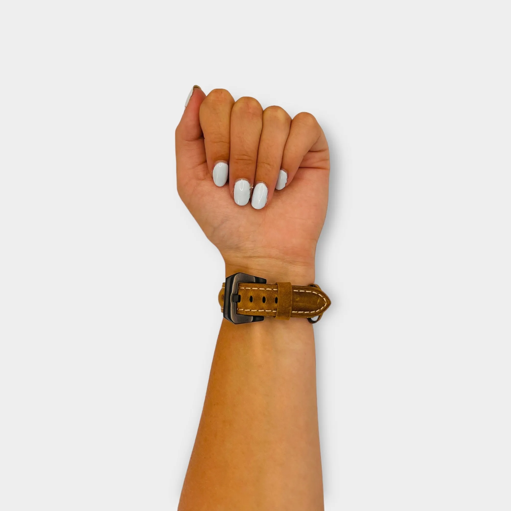 Retro Leather Straps Compatible with the Polar Vantage M