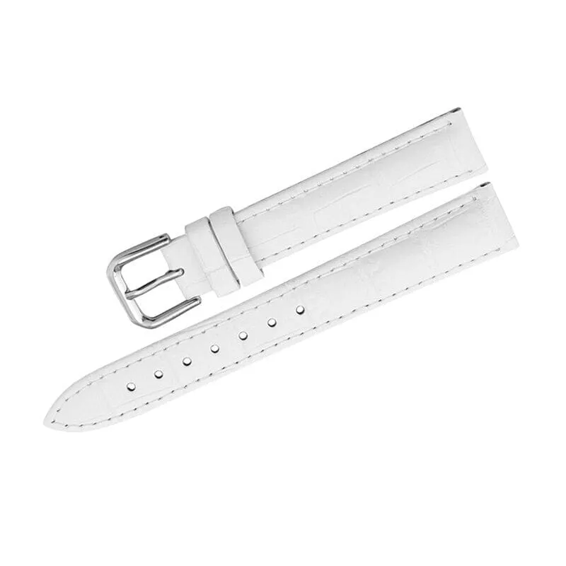 Snakeskin Leather Watch Straps Compatible with the Garmin 18mm Range