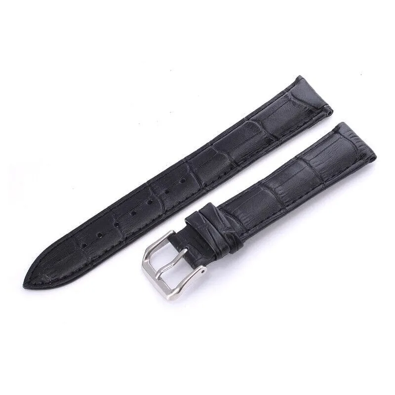 Snakeskin Leather Watch Straps Compatible with the Garmin 18mm Range
