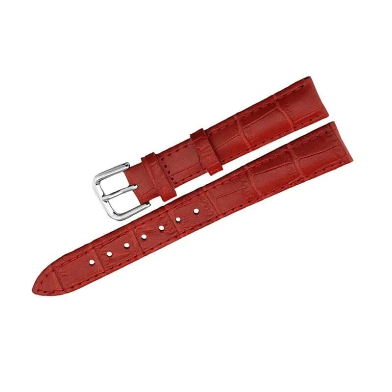Snakeskin Leather Watch Straps Compatible with the Garmin 18mm Range