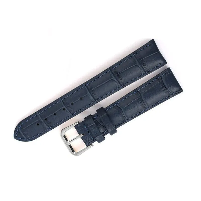 Snakeskin Leather Watch Straps Compatible with the Garmin 18mm Range