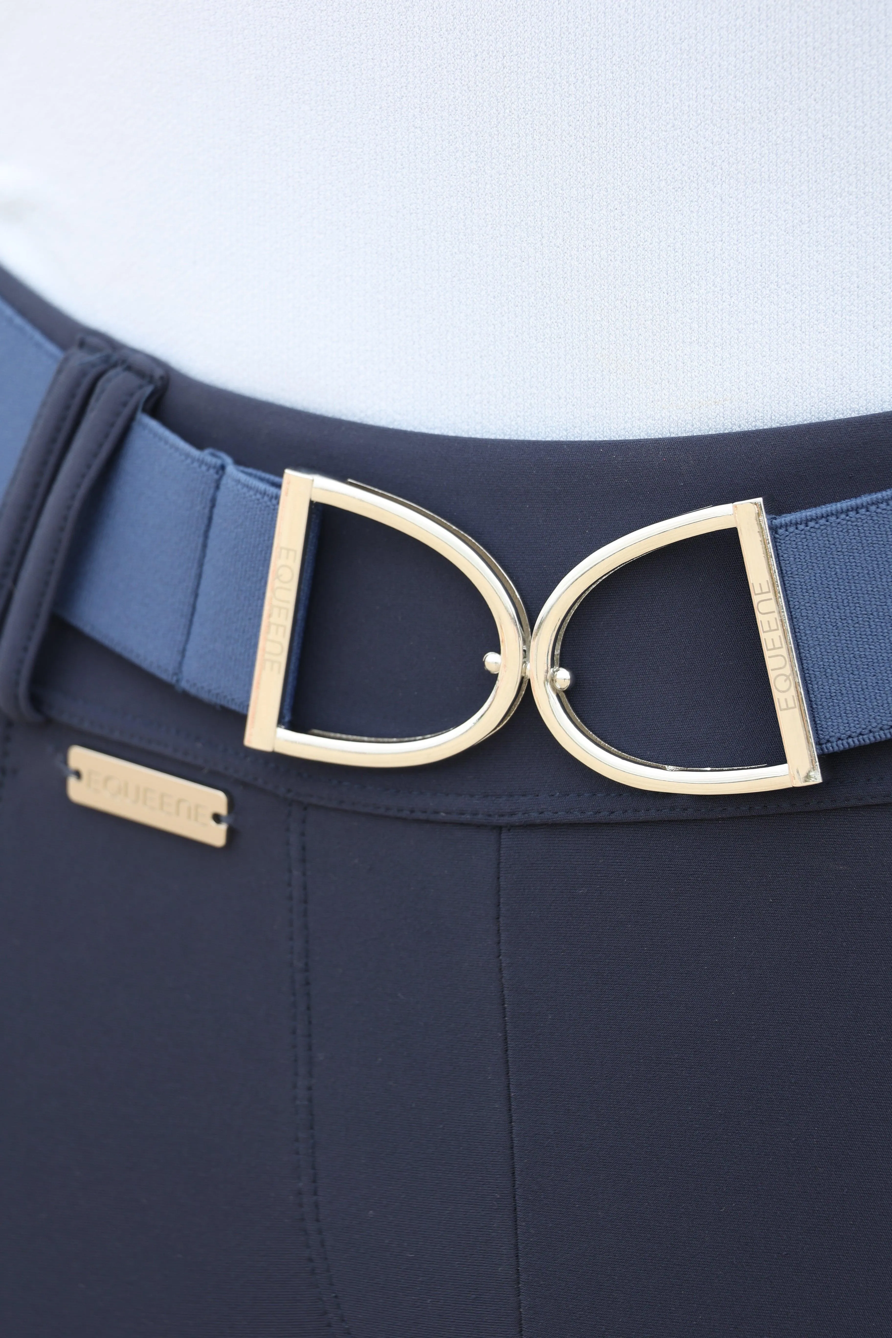 Stirrup Belt - Navy / Silver