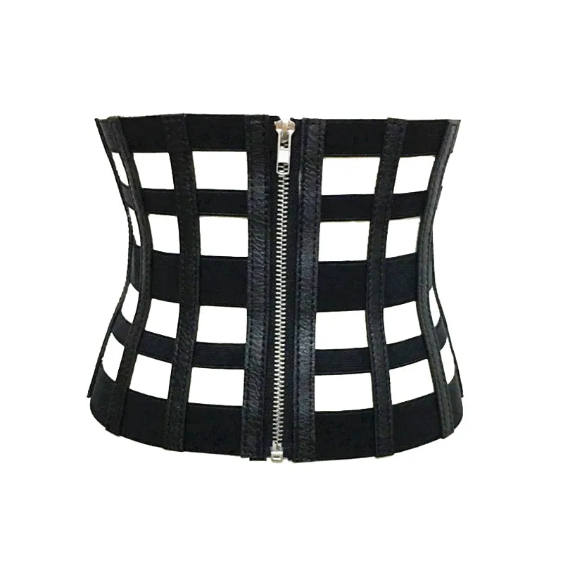 Strap PU Leather Corset Belt