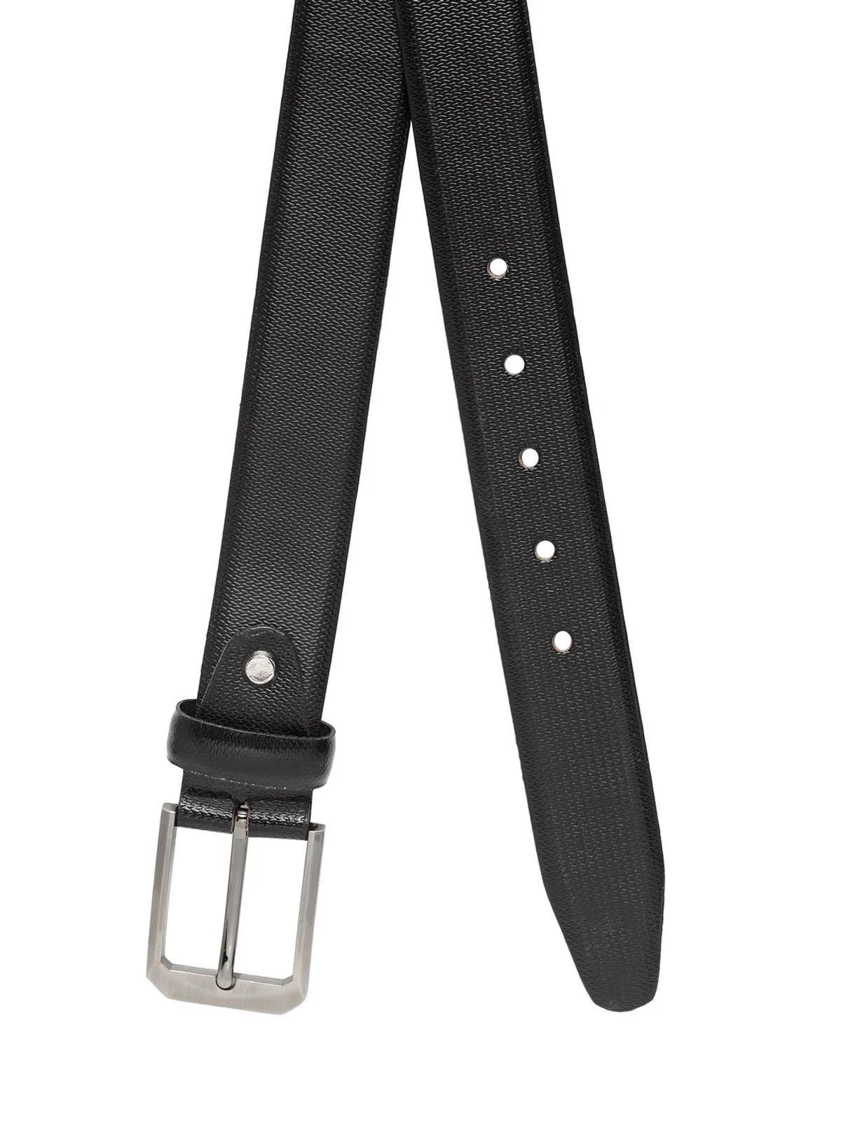 Teakwood Leather Black Belts
