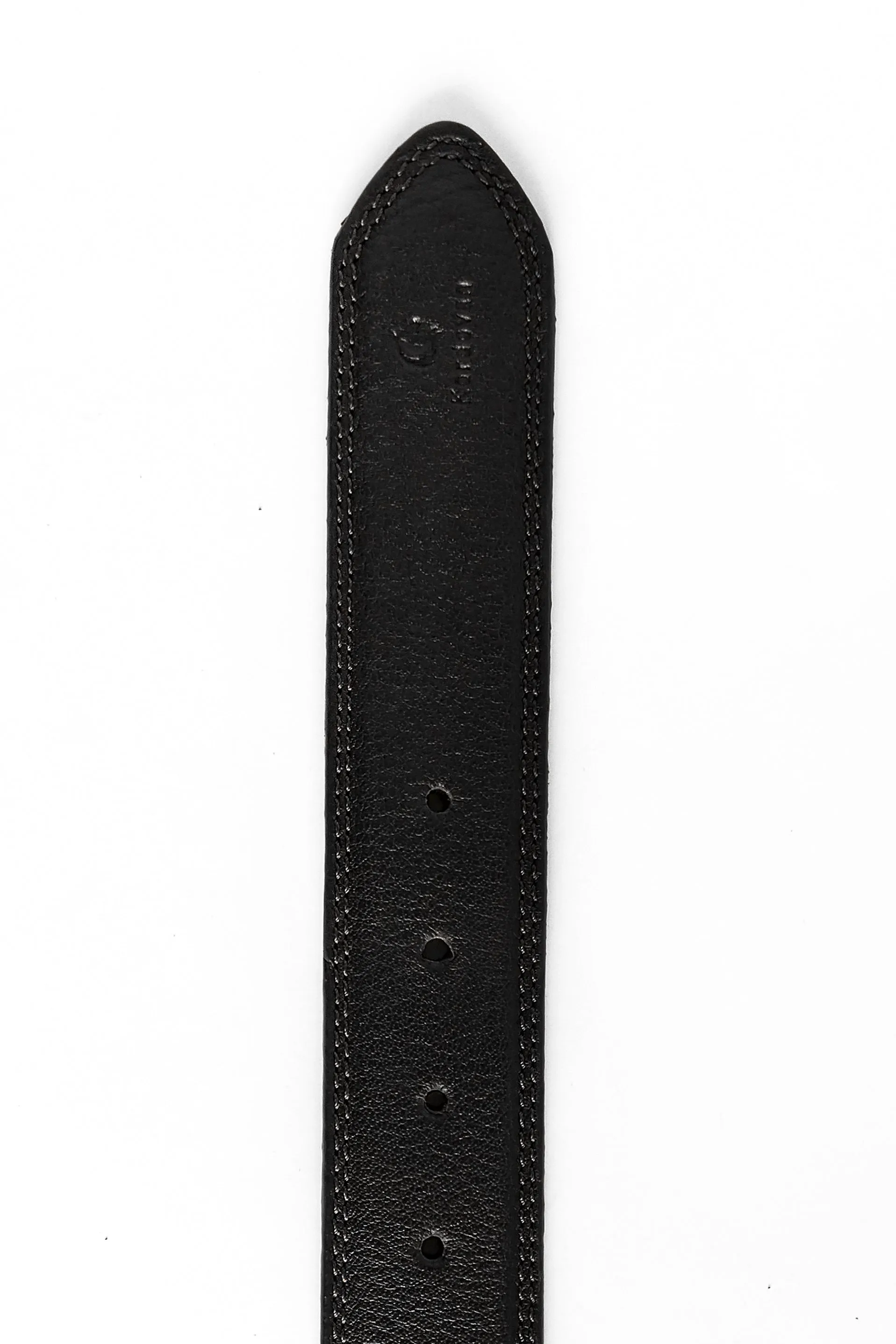 The Executive Double Stitched Belt
