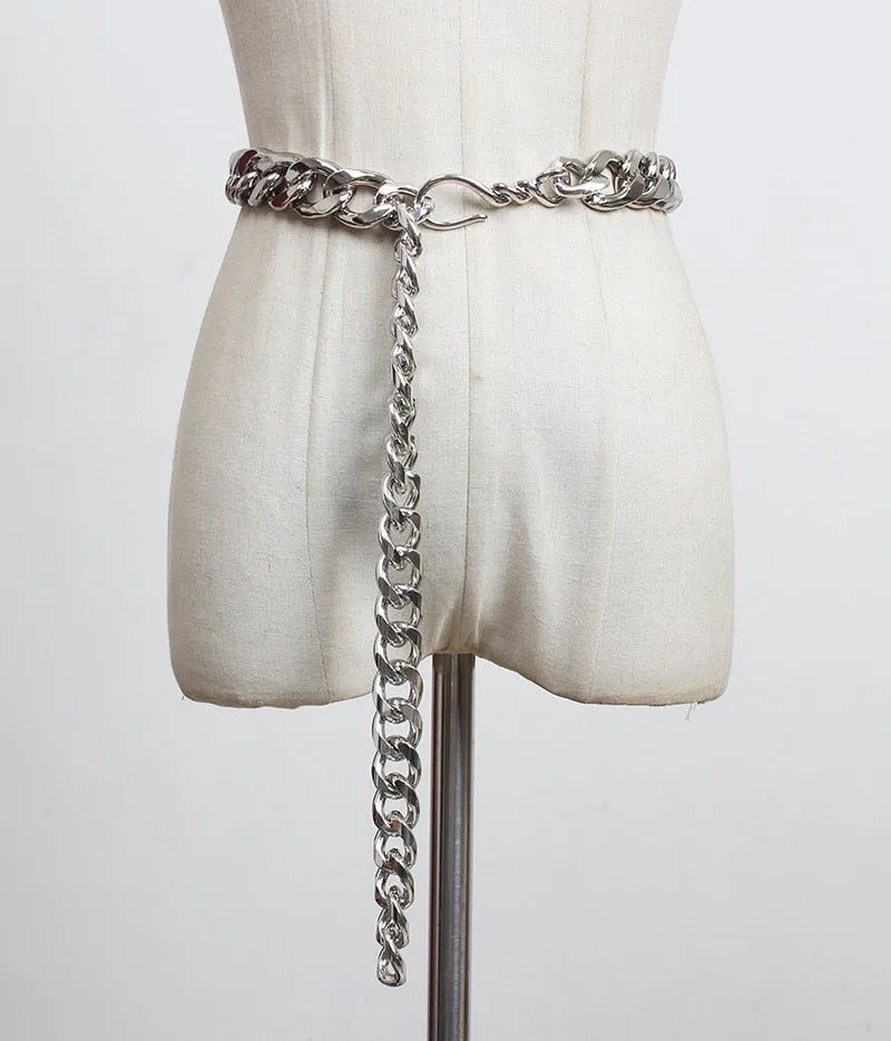 Thick Metal Chain Belt