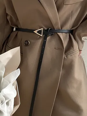 Triangle Buckle Belt