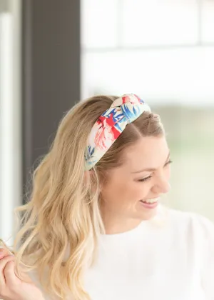Tropical Print Knotted Headband - FINAL SALE