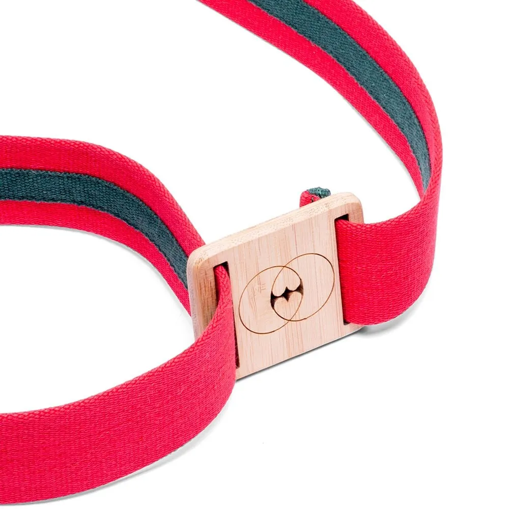 Vegan belt red GAU006