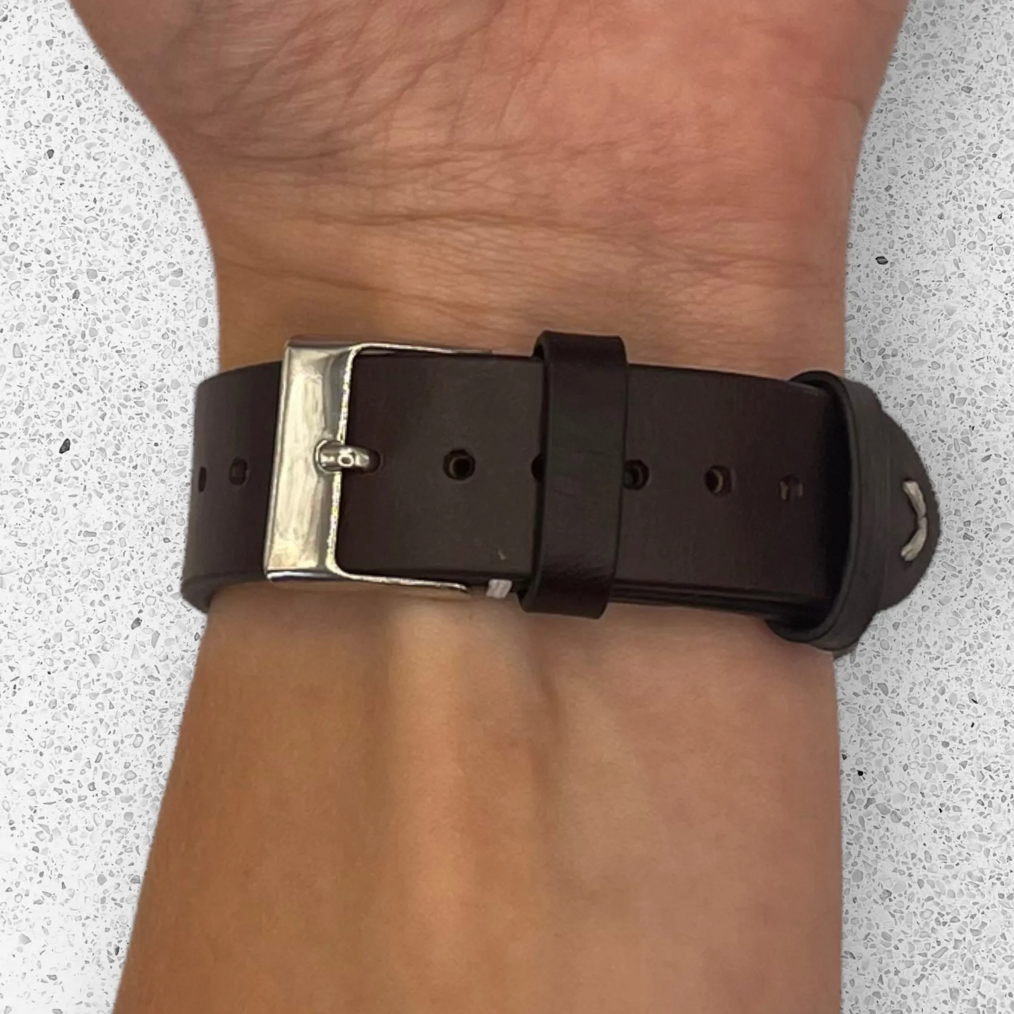 Vintage Oiled Leather Watch Straps Compatible with the Fossil 18mm Range