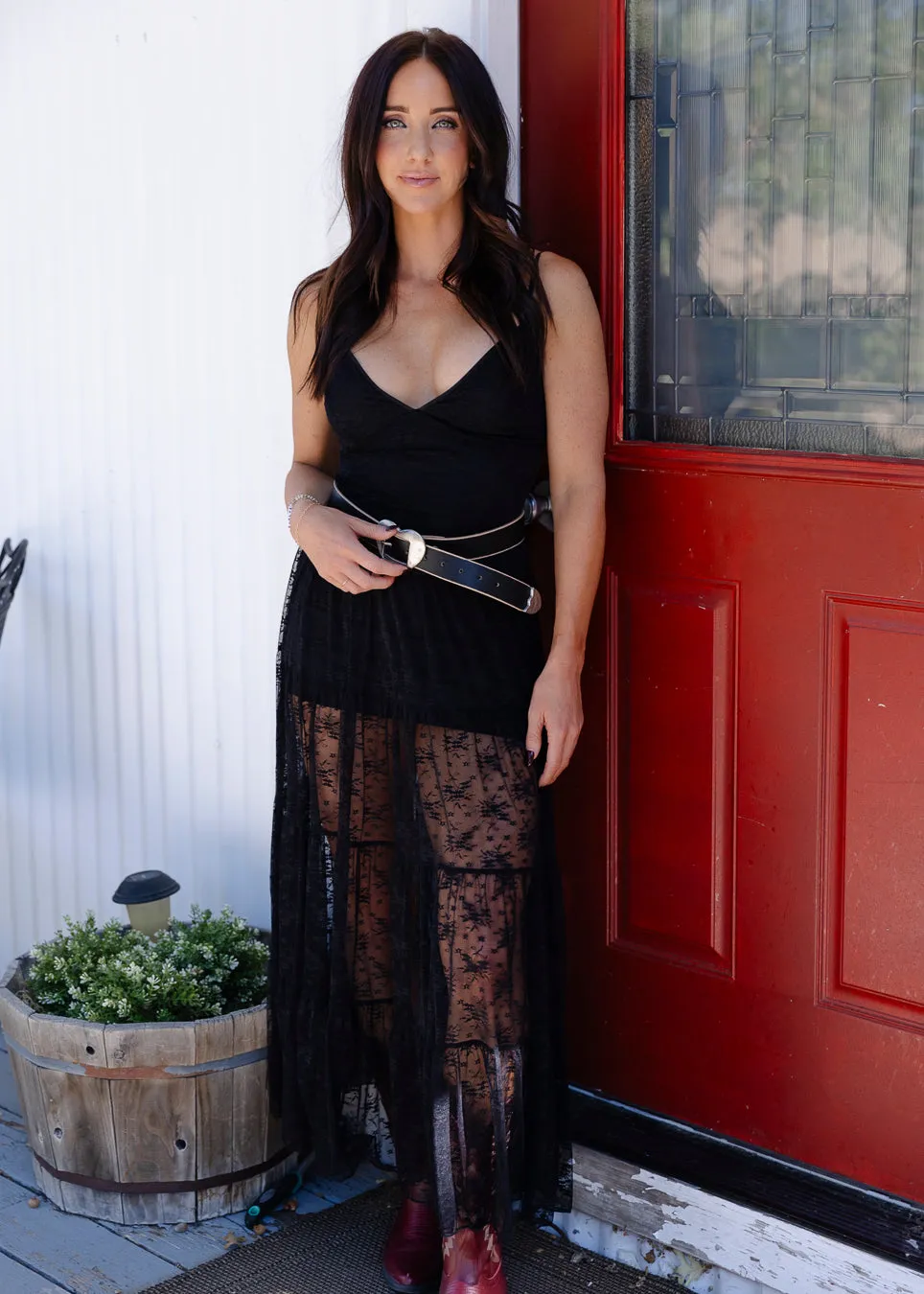 Willow Island Lace Maxi Dress